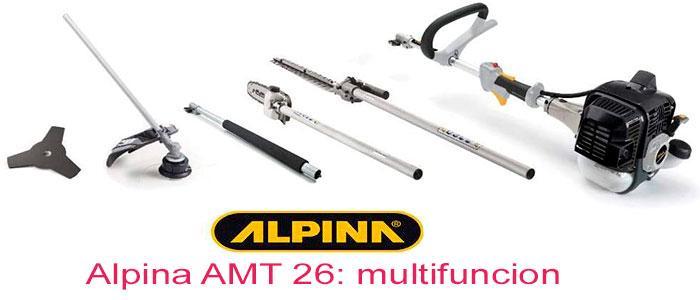 Alpina AMT 26, desbrozadora multifunción 5 en 1
